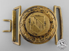 A Baden Fire Defence Service Officer's Belt Buckle; Published Example