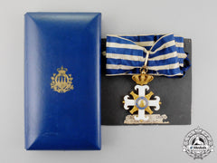 An Order Of San Marino, Commander In Gold, Civil Division, Type I