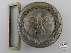 A Third Reich Baden And Hesse State Forestry Service Officer's Belt Buckle; Published Example