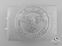 A German Railway (Reichsbahn) Enlisted Man's Belt Buckle By Richard Simm & Sohne