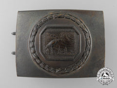 A Third Reich Period Night Watchman's Guild Belt Buckle; Published Example
