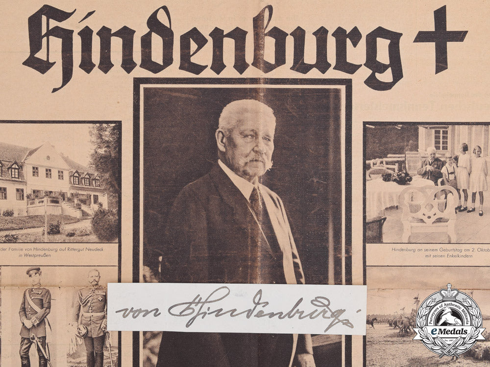 a1934_newspaper_frontpage_of_the_death_of_von_hindenburg_with_his_signature_p_178_2