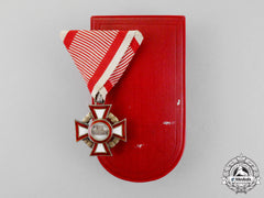 Austria, Imperial. A First War Military Merit Cross Third Class With War Decoration By Rothe
