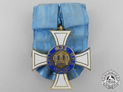 A Prussian Order Of The Crown; Third Class Cross In Gold By Wagner