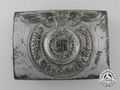 An Ss Enlisted Man's Belt Buckle; Rzm Marked