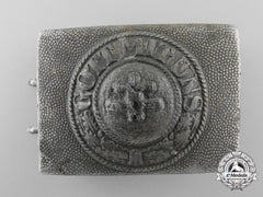 A German Army Converted French Lorraine Cross Belt Buckle