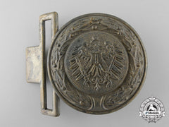 A Third Reich Brandenburg Fire Defence Service Officer's Belt Buckle; Published Example