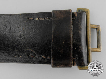a_german_police_officer's_black_leather_belt;_marked_p_432