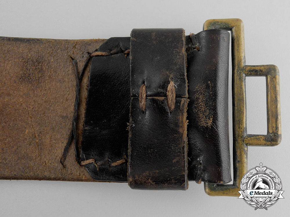 a_german_police_officer's_black_leather_belt;_marked_p_433