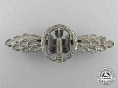 An Early Luftwaffe Squadron Clasp For Bomber Pilots; Silver Grade By Osang