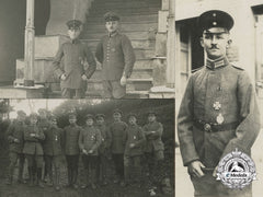 Three First War German Imperial Airmen Photographs