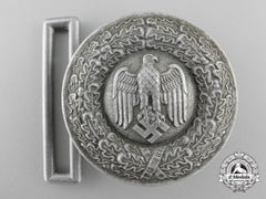 A German Army (Heer) Officer's Brocade Dress Belt Buckle