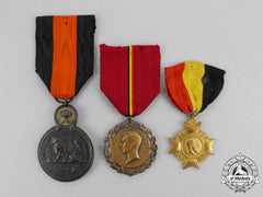 Belgium. Three Medals And Decorations