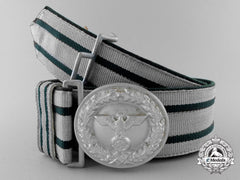 A National Forestry Service Official's Dress Brocade Belt With Buckle; Published Example