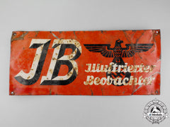A Wartime Sign For German Propaganda Magazine “Illustrierter Beobachter”