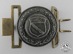 A Third Reich Baden Fire Service Officer's Belt Buckle