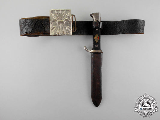 spain,_facist_state._a_falange_youth_knife_with_belt&_buckle_p_793_1_1