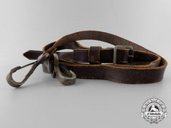 A German Brown Leather Shoulder Strap