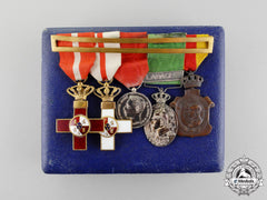 Spain, Kingdom. An Early Twentieth Century Military Medal Bar