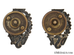 Pair Of Collar Badges