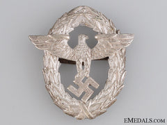 Police Officer's Visor Cap Insignia, 1St. Pattern