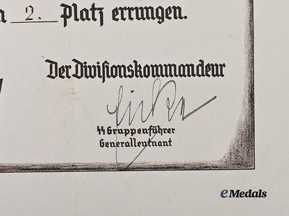 germany,_ss._a_rare_athletics_award_document_to_the1_st_infantry_regiment,1940_e_medals__g14933_3