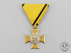 Austria, Imperial A 35-Year Long Military Service Cross, Second Class, 1934-1938