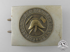 A Weimar Volunteer Fire Defence Belt Buckle; Large Size & Published