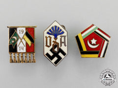 Austria, Imperial. Three First & Second War German-Austrian-Ottoman Alliance Badges