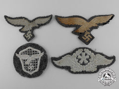 Four Luftwaffe Insignia
