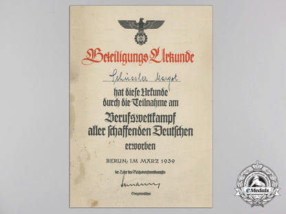 an_hj_trade_competition_participation_certificate;_march1939_q_209
