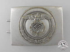 A National Socialist Motor Corps  Enlisted Man's Belt Buckle With Rotated Swastika
