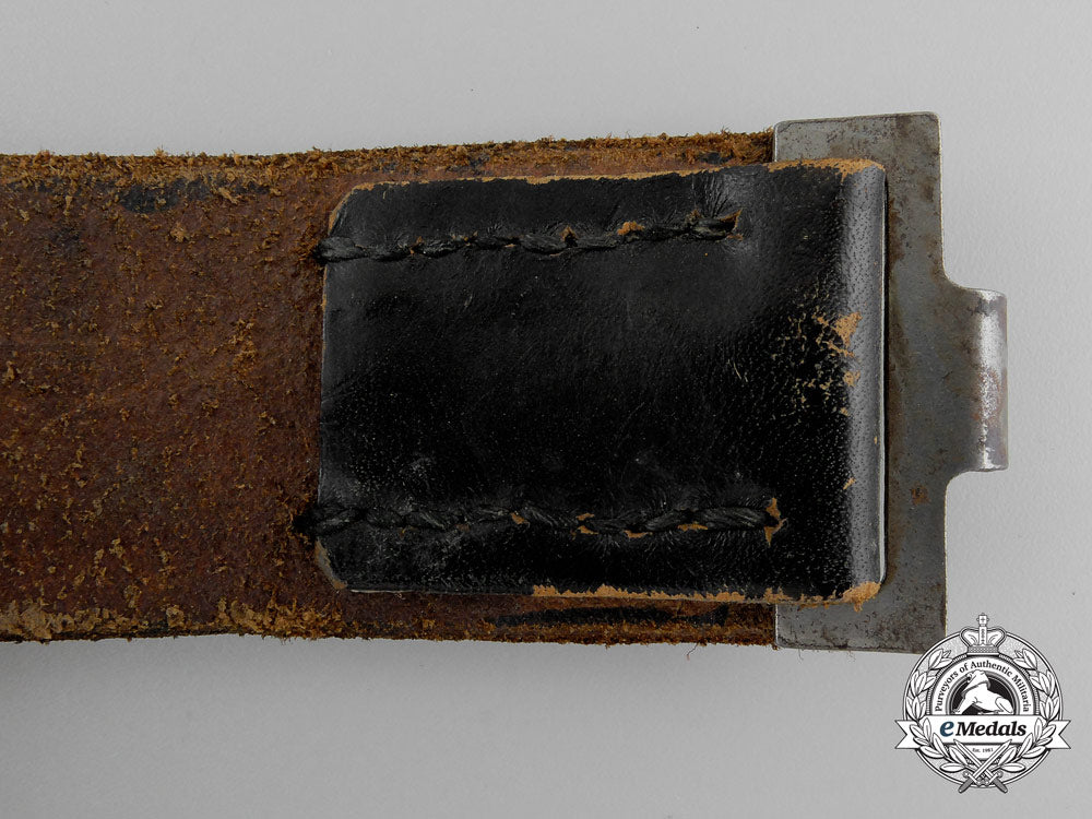 a_luftwaffe_black_leather_belt_q_311