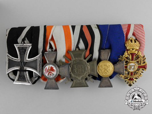 an_first_war_imperial_medal_bar_with_franz_joseph_order_in_gold_q_471