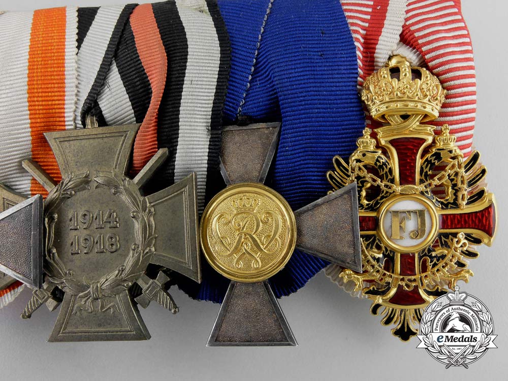 an_first_war_imperial_medal_bar_with_franz_joseph_order_in_gold_q_473