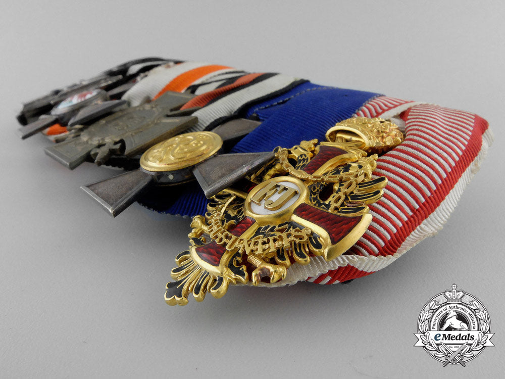 an_first_war_imperial_medal_bar_with_franz_joseph_order_in_gold_q_475