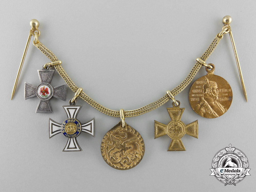 germany,_imperial._a_miniature_medal_chain,_c.1914_q_529