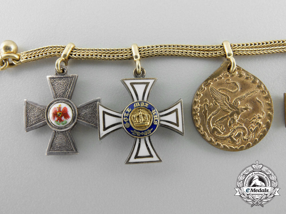 germany,_imperial._a_miniature_medal_chain,_c.1914_q_530