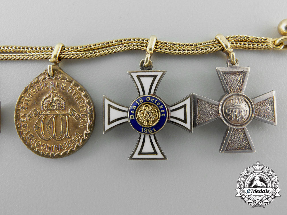 germany,_imperial._a_miniature_medal_chain,_c.1914_q_533