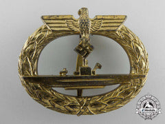 A Kriegsmarine Submarine War Badge By W. Deumer