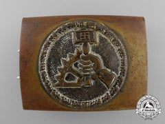 An Nsbo (National-Socialistiche Betreibs Organisation) Belt Buckle; Published Example