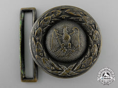 A Third Reich Prussian State Forestry Service Officer's Belt Buckle; Published Example