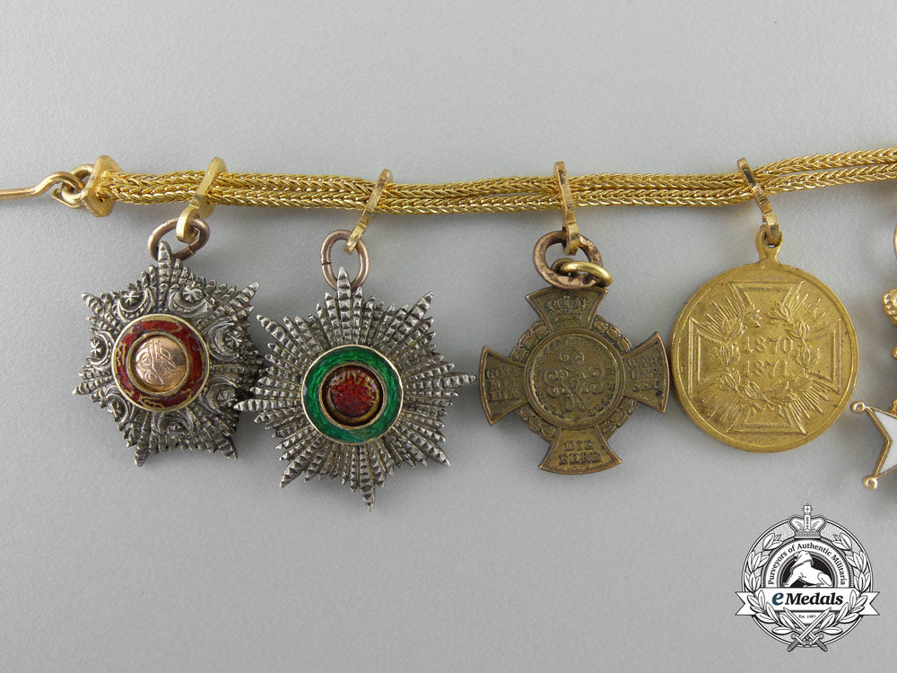 an1870_franco-_prussian_war_period_miniature_award_chain_q_861