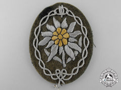 A German Army Officer's Edelweiss Badge