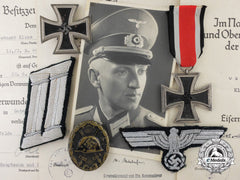 An Infantry Group To Oberleutnant Klaus Gerloff; Infantry Regiment 466