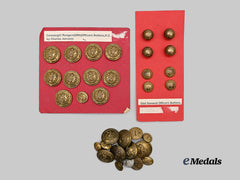 United Kingdom. A Lot of British Buttons