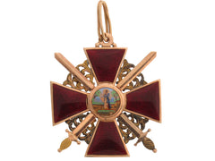 Order Of St. Anne – 3Rd Class In Gold
