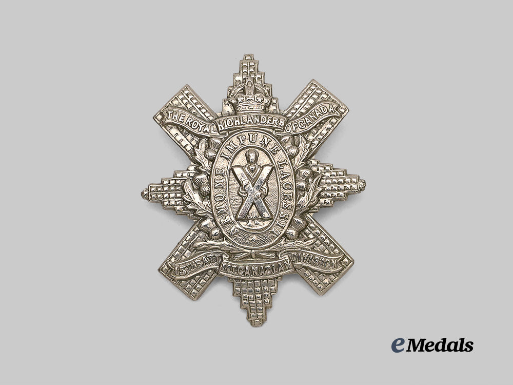 canada,_c_e_f._a13th_infantry_battalion"_royal_highlanders_of_canada"_glengarry_badge_e_medals__c7288_2