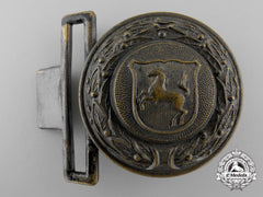 A Third Reich Westfalen Fire Defence Service Officer's Belt Buckle