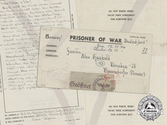 A Prisoner Of War Letter From A German POW In Algeria 1944